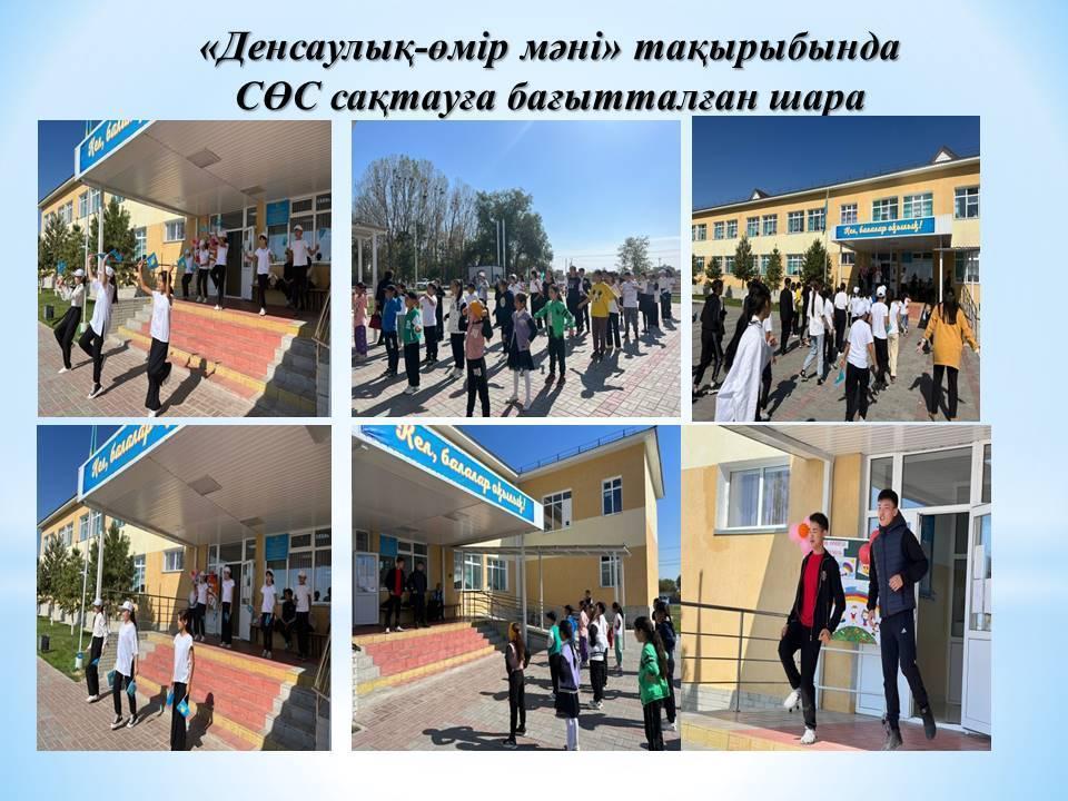 "Денсаулық-өмір мәні" флешмоб